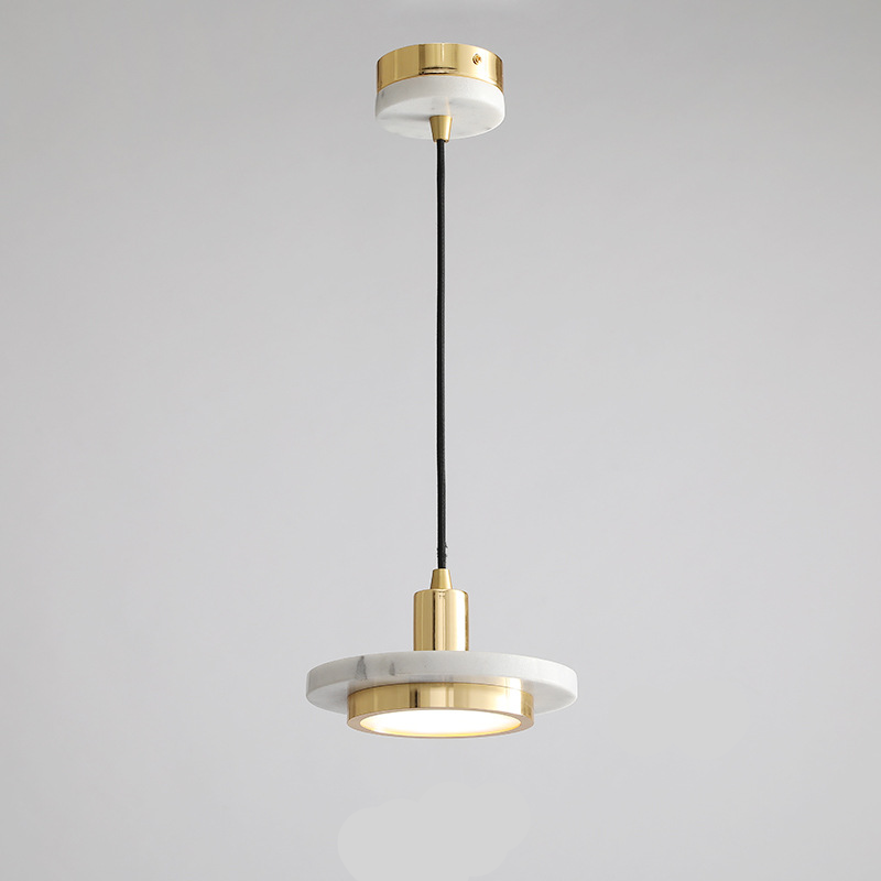 Marbelle | Moderne Marmeren Hanglamp - Elegante LED Plafondlamp voor Hedendaagse Interieurs