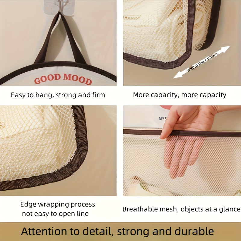 MeshStore | Hangende Mesh Opbergzak – Ademend Organizer voor Sokken, Ondergoed & Handtassen
