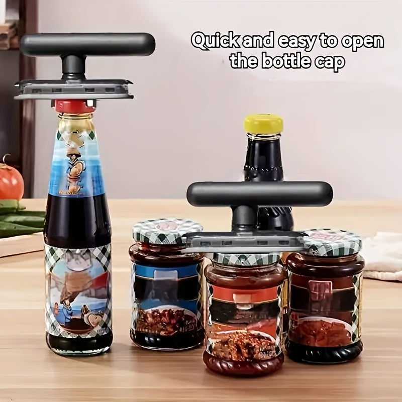 EasyTwist | Verstelbare flesopener - Moeiteloze fles- en blikopener voor eenvoudige grip en veilig gebruik