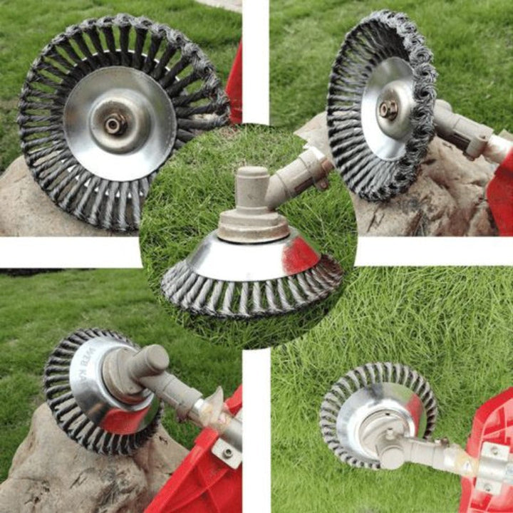 GrassRipper | Zware stalen draadtrimmerkop voor borstelsnijder en onkruidverwijdering