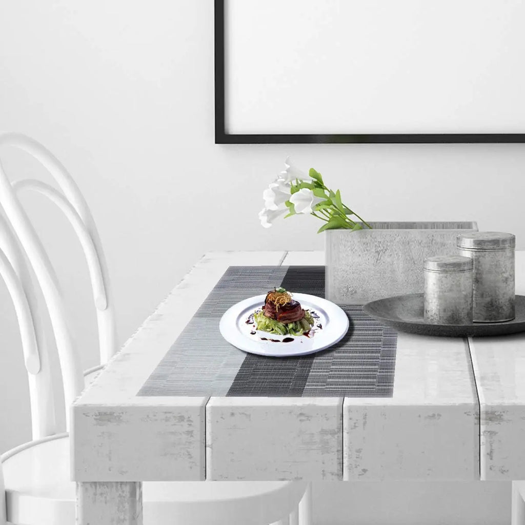 RustiMat | Rustiek Geweven Placemats - Wasbare Hittebestendige Tafelmatten voor Eettafel Decor
