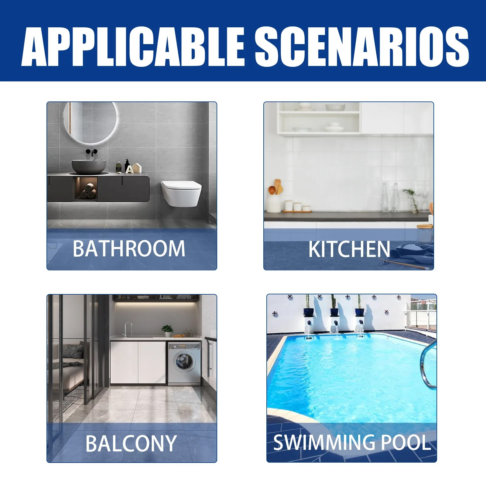 TileRenew | Tegelreparatieset - Snelle, gemakkelijke tegelreparatie voor badkamer, keuken en keramische tegels