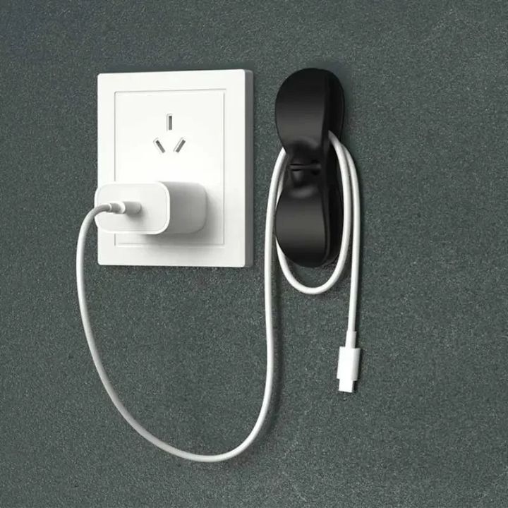 CableMate | Zelfklevende kabelopbergers - 10 stuks, duurzaam, ruimtebesparend