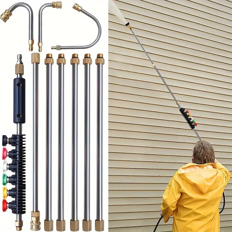 PowerSpray | Hogedrukreiniger – 4000 PSI voor dakgoten, daken en muren