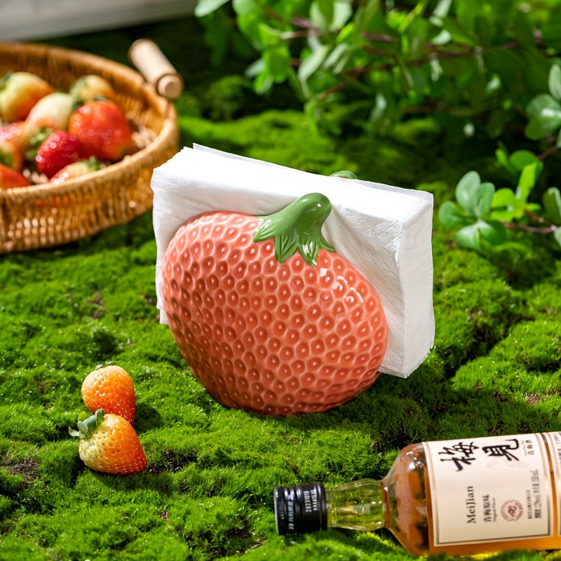 BerryHold | Papieren Handdoek- en Servethouder voor Restaurant – Keramische Opbergdoos