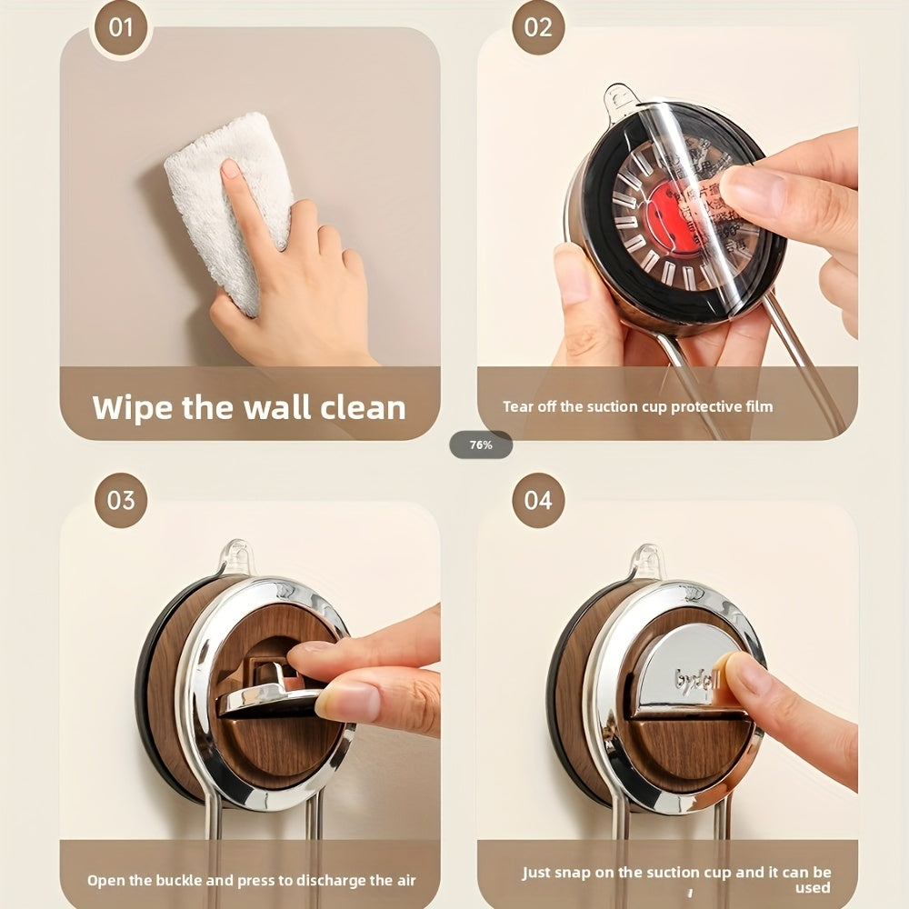 RollMate | Zuigkracht papieren handdoekhouder – roestvrij staal, zonder boren te bevestigen in de keuken, herbruikbaar