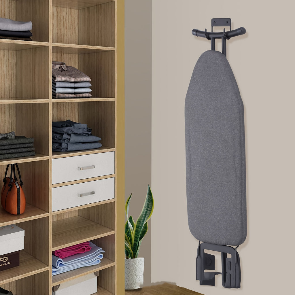 IronHook | RVS Strijkplankhaak & Rekplaat – Duurzame Vervanging voor Strijkplankaccessoires