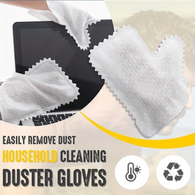 GloveClean | 50 stuks microvezel stofhandschoenen – multifunctioneel, nat en droog reinigen