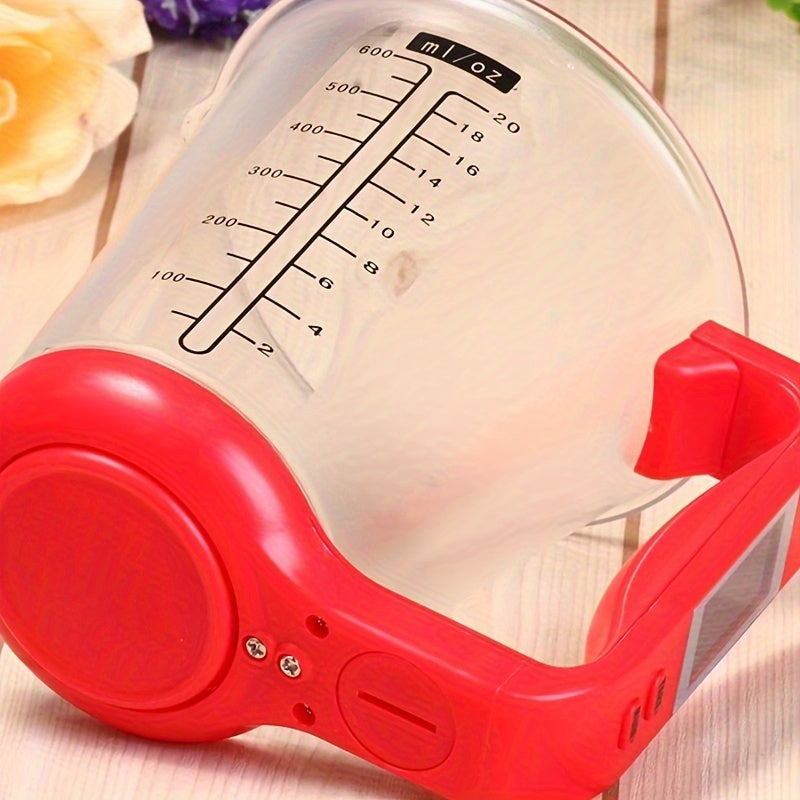 ScaleCup | Compacte digitale keukenweegschaal met LCD-scherm, precieze maatbeker, beker