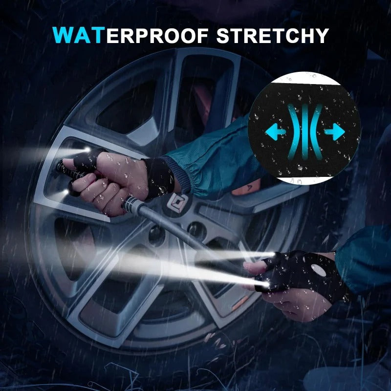 LightGlove | LED-zaklamp handschoenen – handsfree werklamp, waterdichte vingerlampen