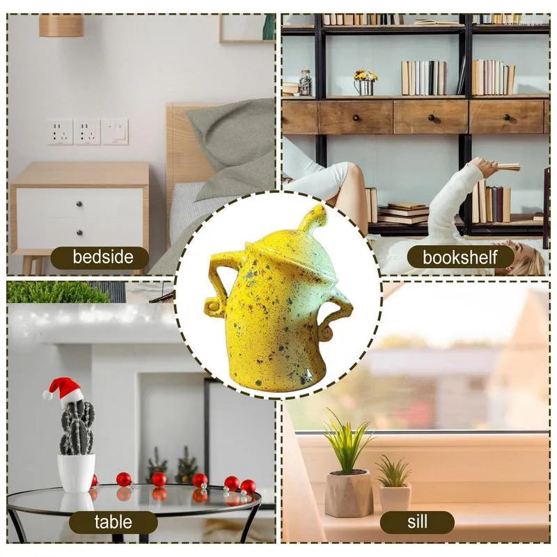 QuirkyJar | Opbergpot met deksel - Grillige decoratieve keuken- of schapcontainer