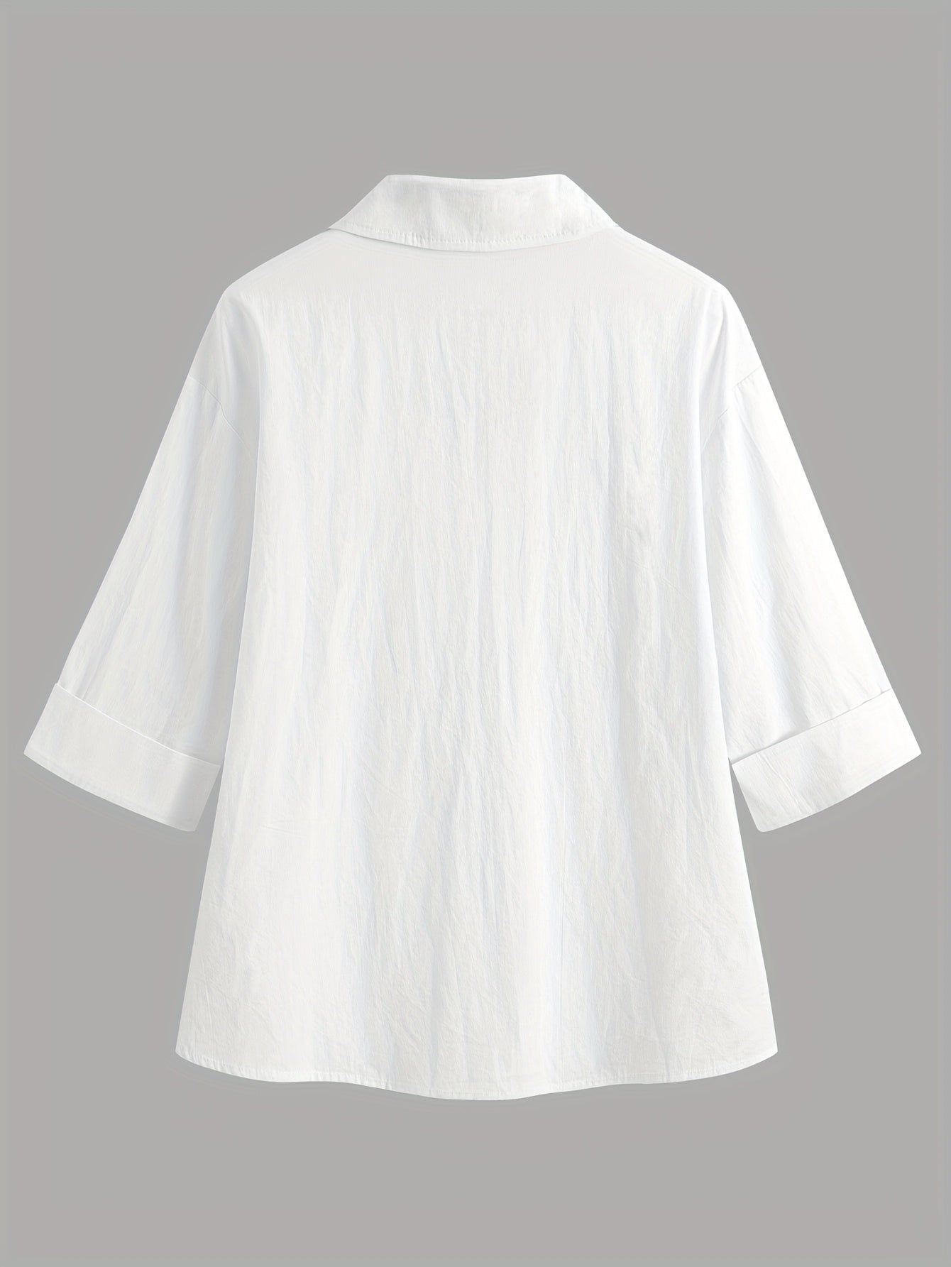 Sela | Ademende zomerblouse voor dames – Casual top met V-hals en losse pasvorm