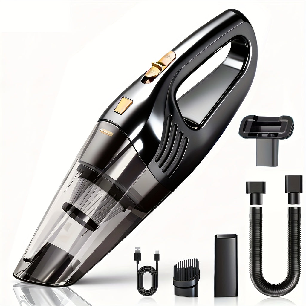 SwiftClean | Draadloze handstofzuiger – 4 kPa sterke zuigkracht, draagbare mini-USB-steelstofzuiger