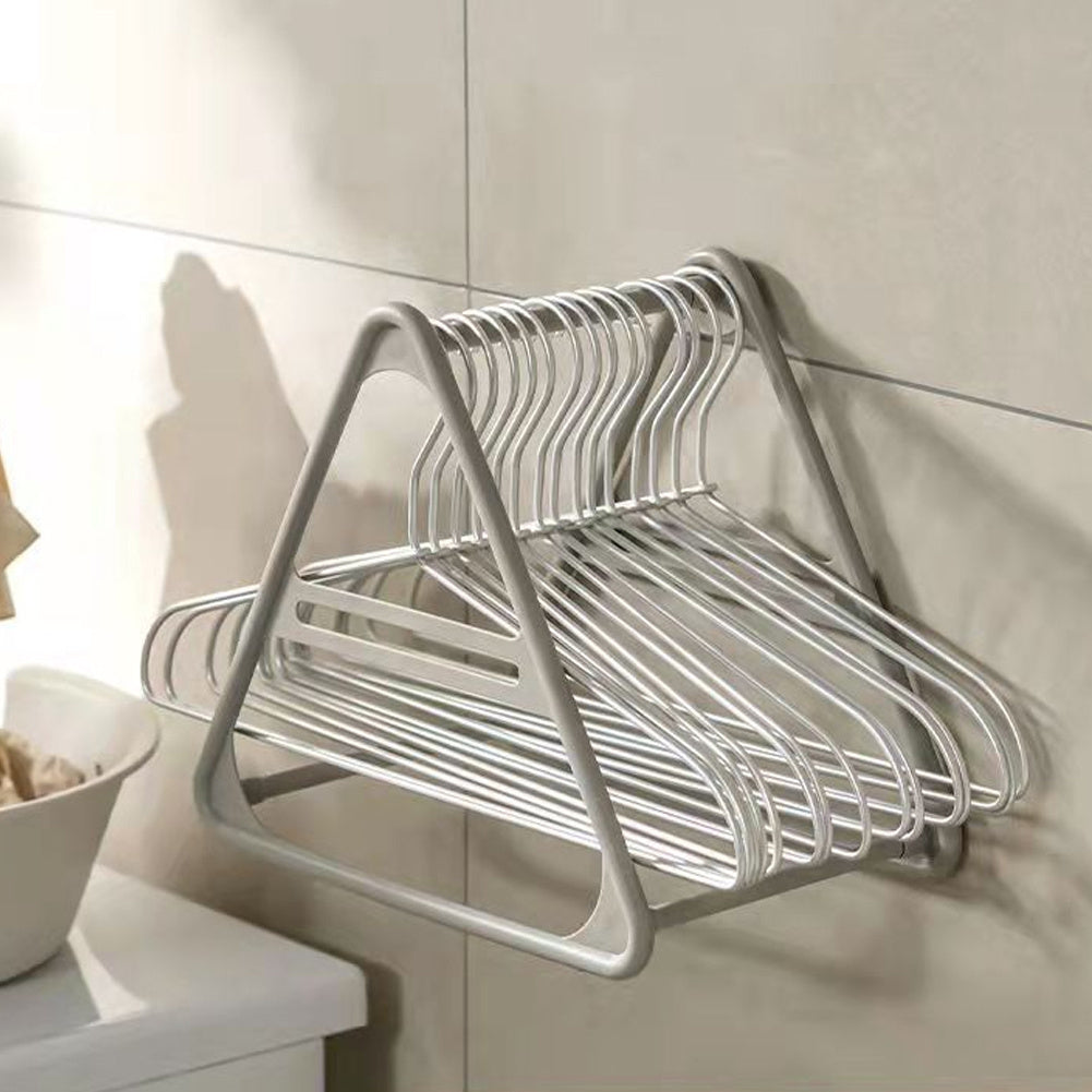HangerPro | Ruimtebesparende Driehoekige Hanger Organizer – Boorloze Multifunctionele Opberger