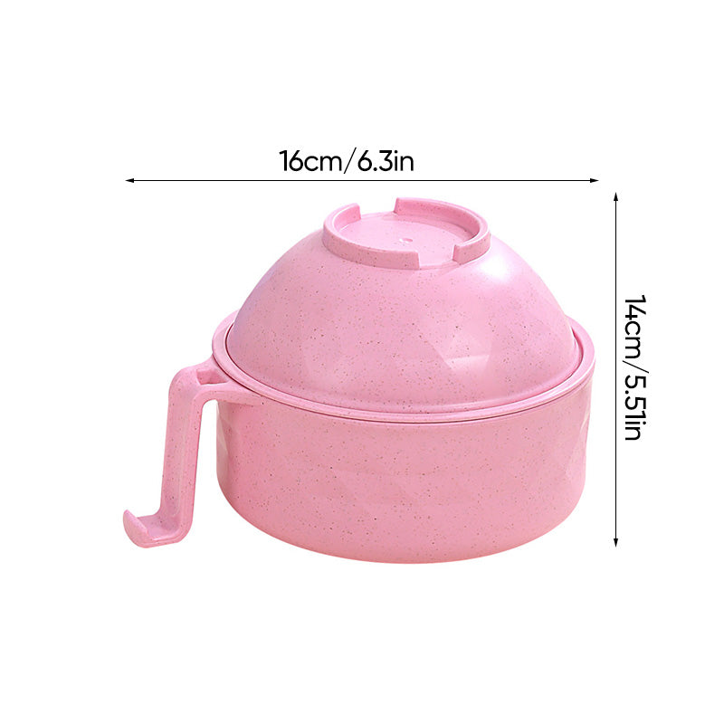 SavorCup | Magnetron Ramen Kom met Deksel & Handvatten - Instant Noodle Cooker, BPA-vrij
