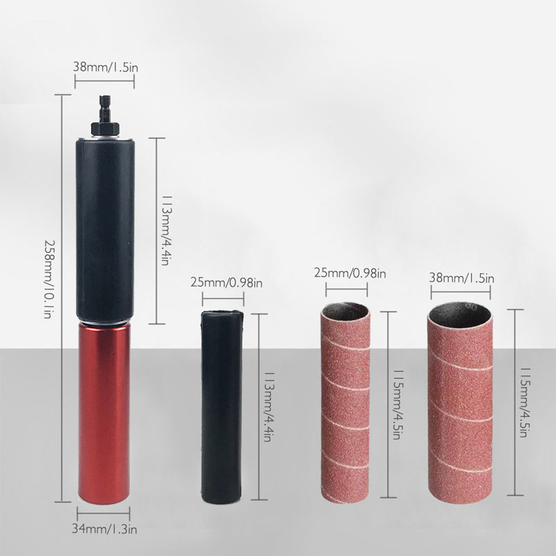 SpinForge | Universele spindelschuurmachine-adapterset – Precisie-houtbewerkingshulpstuk voor het schuren van meerdere oppervlakken