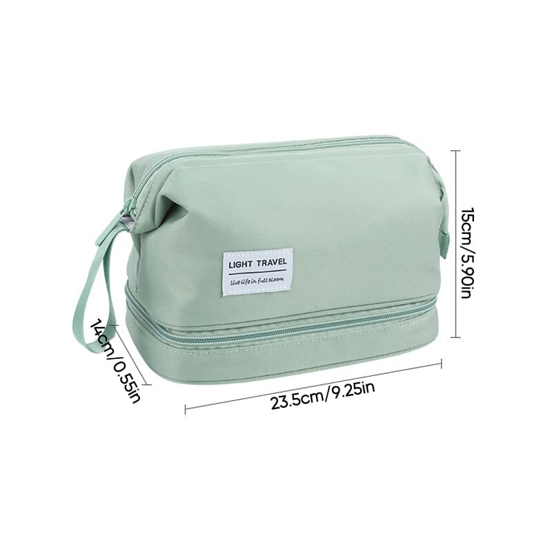 CapaciBag | Grote Waterdichte Toilettas - Ruime Oxford & Nylon Organiser met Droog/Nat Scheiding