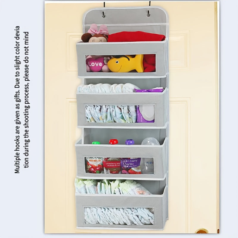FoldTier | Hangende stoffen organizer – grote opbergzak voor kast, slaapkamer, badkamer