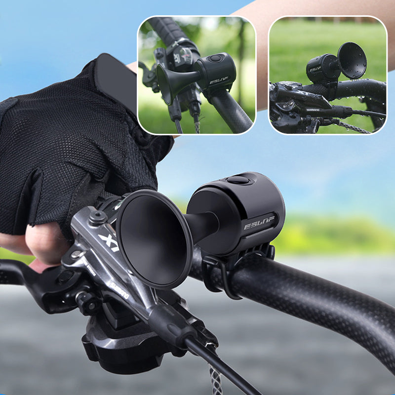 ShockBell | Elektrische fietsbel – Luide claxon van 120 dB, waterdicht, eenvoudig te monteren