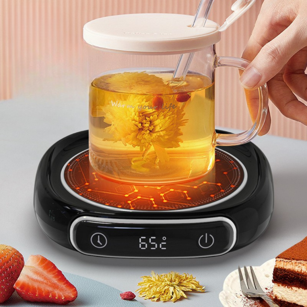 ThermaCup | Compacte USB-koffieverwarmer – Slimme temperatuurregeling en automatische uitschakeling voor thuis