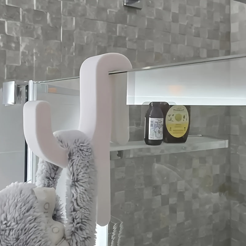 ShineHook | Premium 8 mm glazen douchedeurhaak – Stevige handdoek- en kledinghanger voor de badkamer
