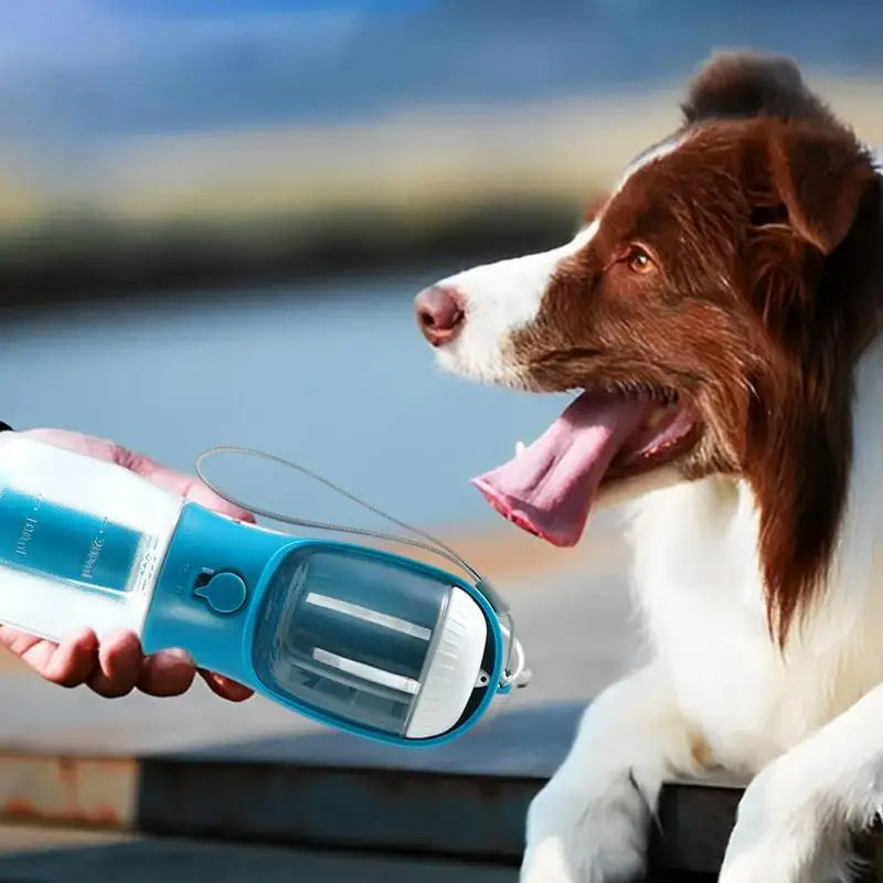 PupKit | 3-in-1 draagbare water-, voer- en afvalzak voor honden – Reisvriendelijke drinkbeker voor huisdieren