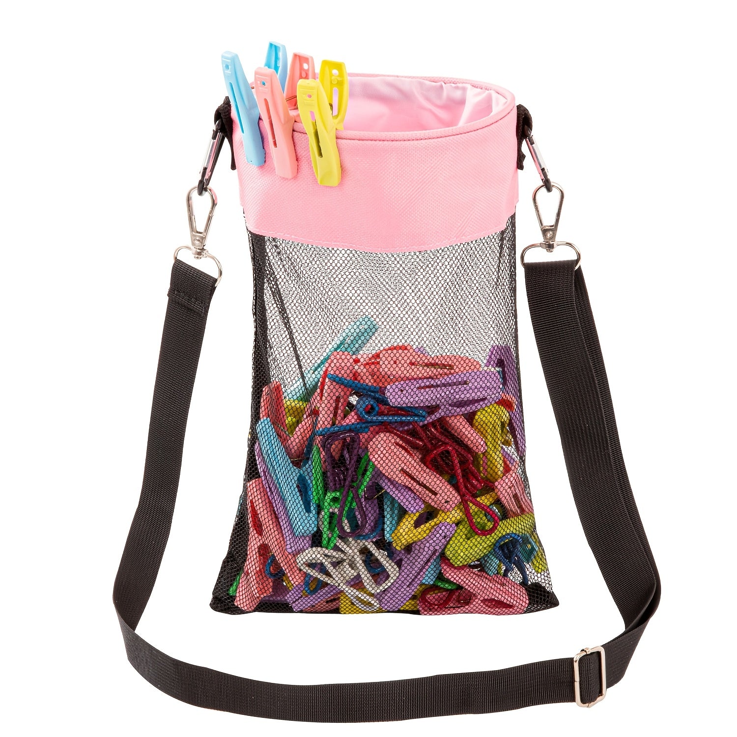 MeshNest | Ademende mesh opbergtas voor kleding met haken