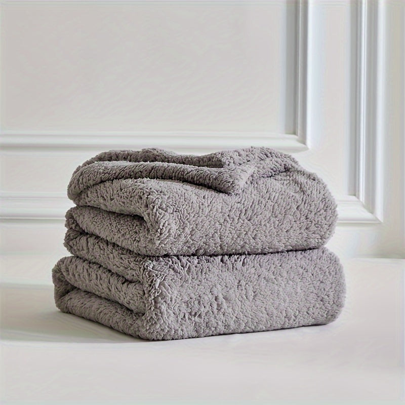 Snugglefy | Ultrazachte sherpa fleecedeken – warm, knus, omkeerbaar, machinewasbaar voor op de bank en in bed