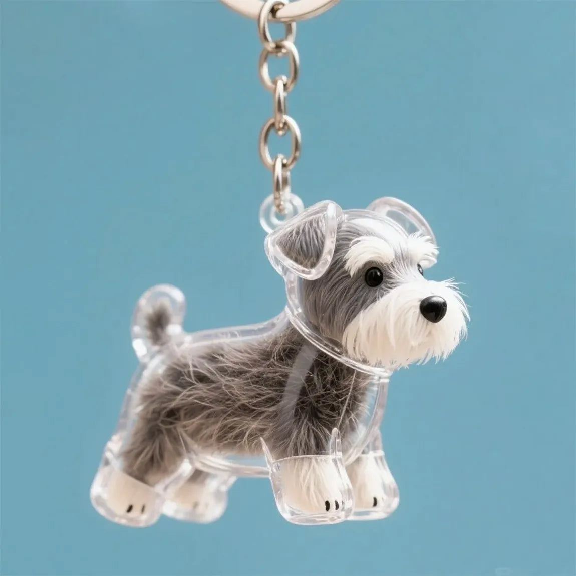 PawCharm | Hondvormige sleutelhanger als aandenken, gepersonaliseerd aandenken aan uw huisdier