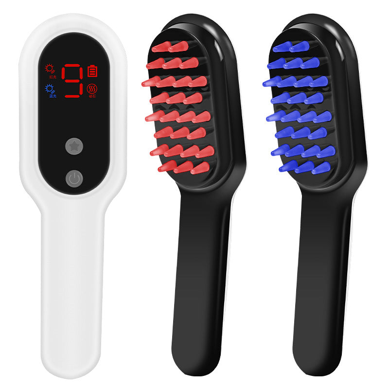 PulseBrush | Elektromagnetische massagekam voor haarverzorging, ontspanning en fysiotherapie