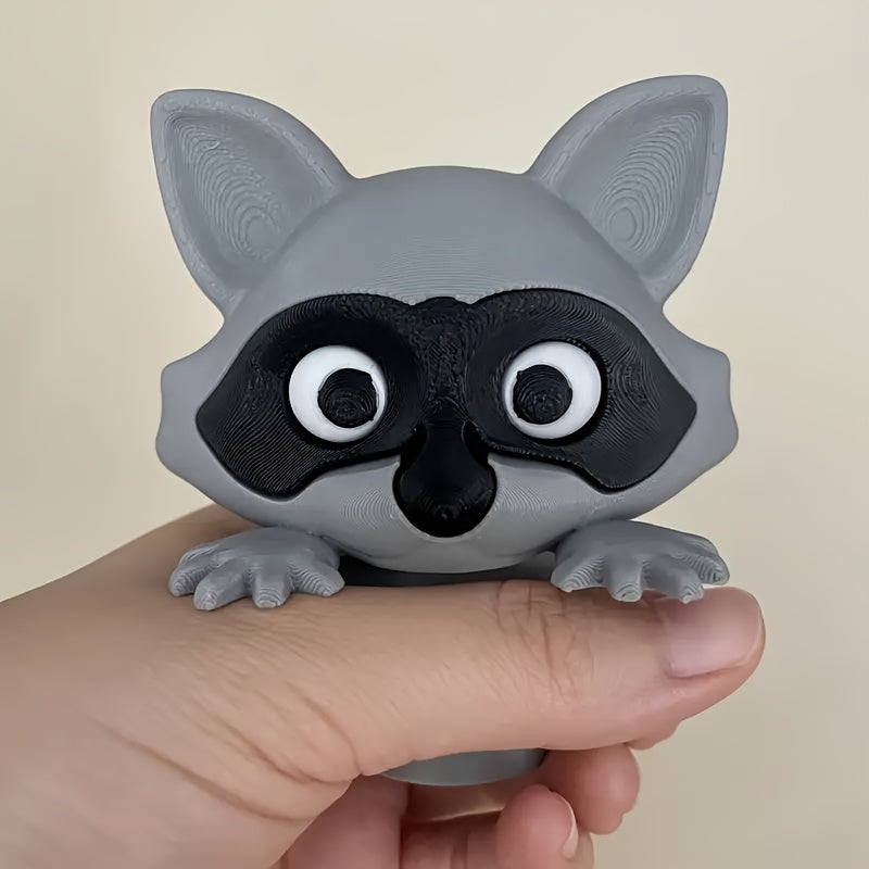 ToiletPal | 2 stuks 3D-geprinte wasbeer-toiletrolhouder – Leuke badkamerdecoratie, duurzaam plastic