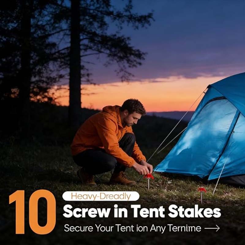 StakeMax | Duurzame Tentgrondanker – Stevige, Onverplaatsbare Tentpin, Outdoor Camping Haring