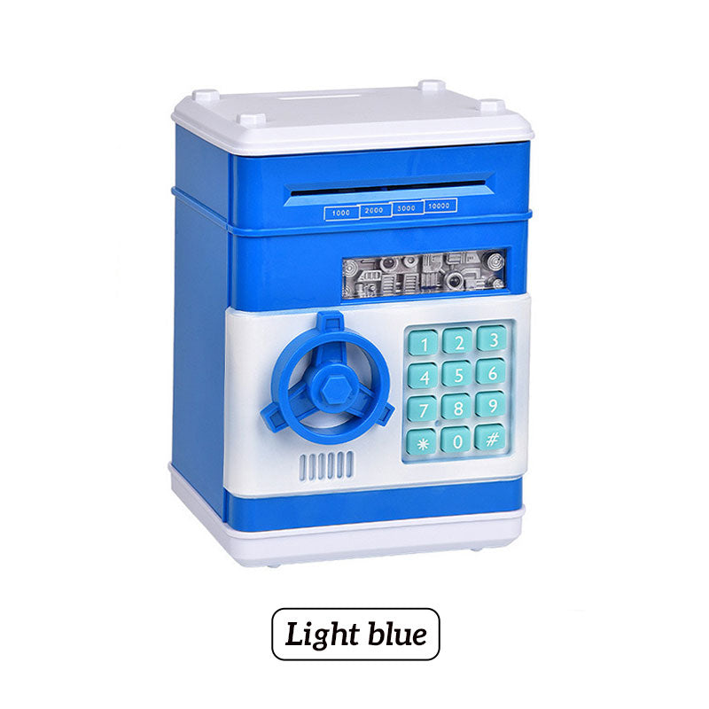 MiniVault | ATM-spaarpot met wachtwoord, elektronische munt- en geldkluis, spaarpot voor kinderen