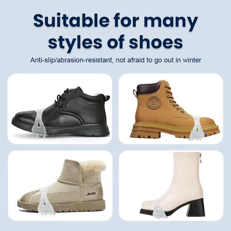 ClearStep | Herbruikbare antislip TPU-beschermers voor gladde vloeren en buitenwandelingen