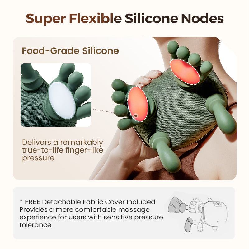 SmartKnead | Nekmassageapparaat 3D – Elektrisch shiatsu-massageapparaat voor schouders en nek