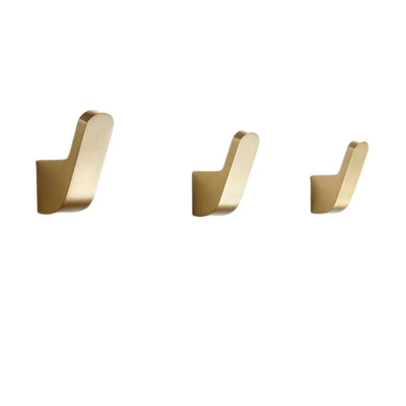 Goldure | Moderne goudkoperen wandhaak - elegante kleding-, handdoek- en badjashanger
