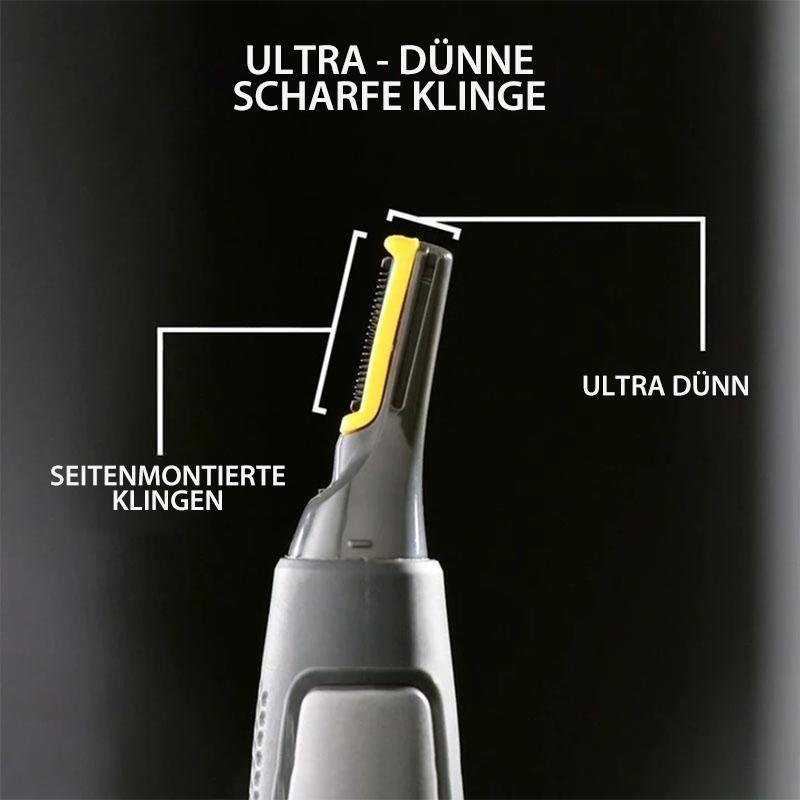 SlimTrim | Ultradunne elektrische precisietrimmer - snoerloze gezichtshaarverwijderaar voor mannen en vrouwen