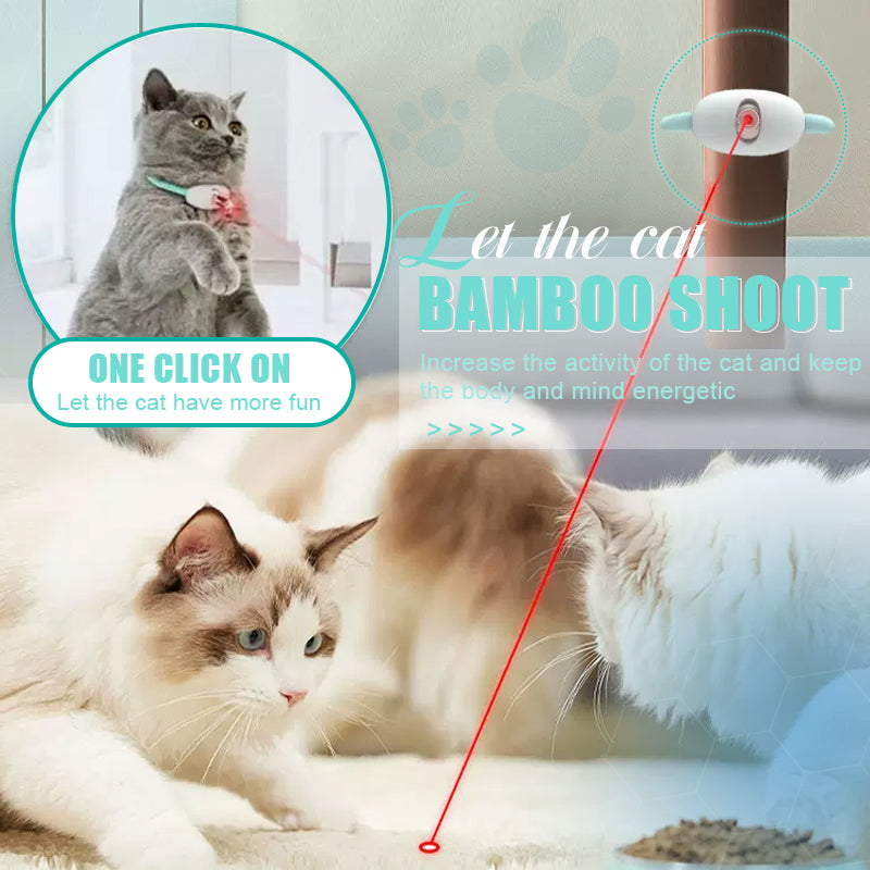 LaserPurr | Intelligente laserhalsband voor katten – oplaadbaar via USB, verstelbare pasvorm