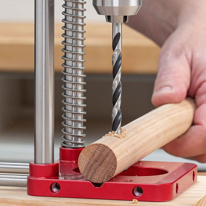 ExactoDrill | Verstelbare boorgeleiderzoeker - Precisie-ponsmal voor houtbewerking