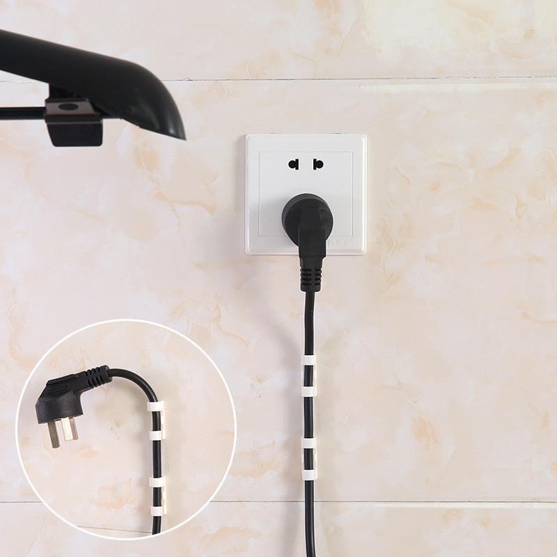 ClipTidy | Zelfklevende kabelklemmen - Organisator voor draadklemmen op bureau, aan de muur en in de auto