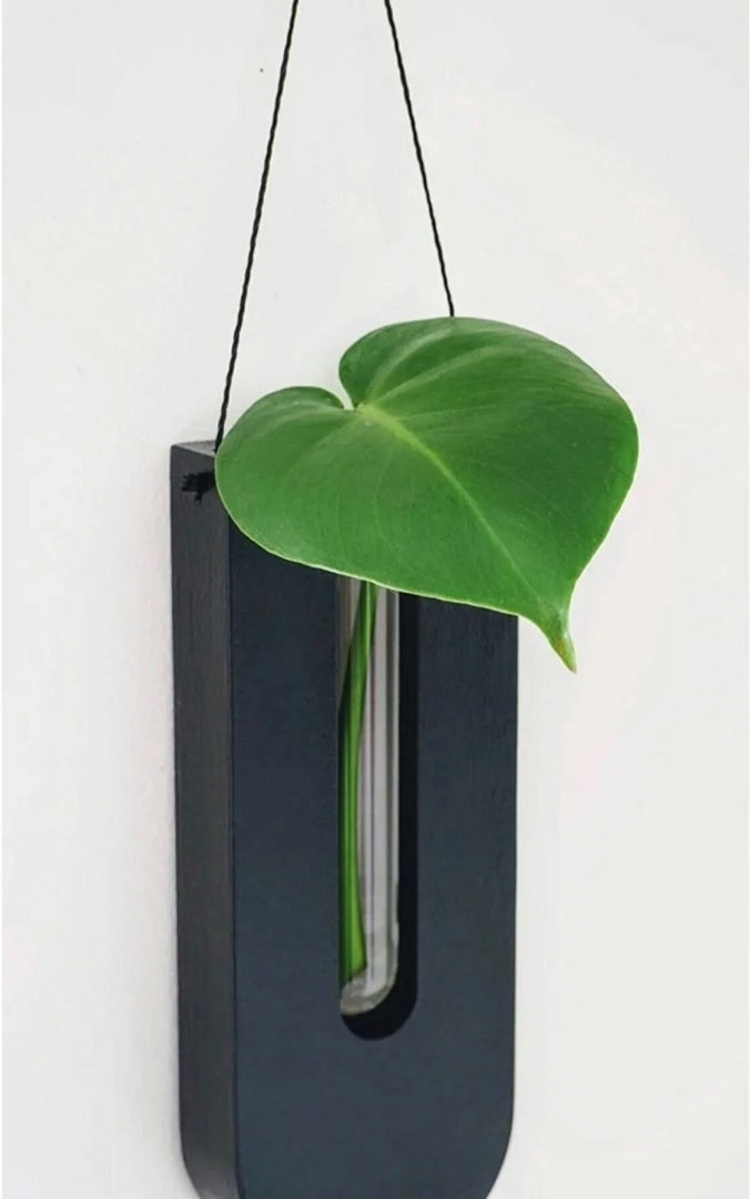 WoodFlora | Set Rustieke Creatieve Houten Muurbloemenhouders - voor Kamerplanten