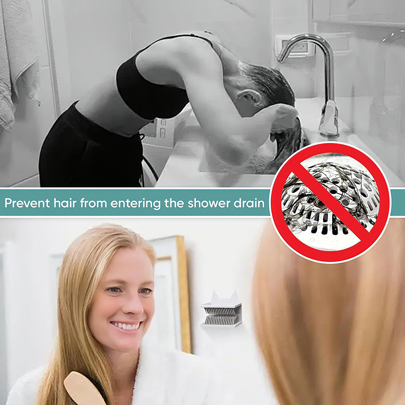 Drainzy | Douche- en vloerafvoerhaarvanger, verstoppingsvrij, herbruikbare afvoerbeschermer