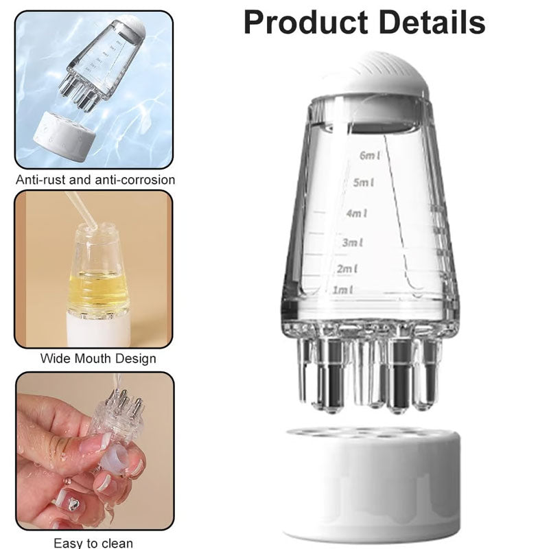 SilkRoot | Haarolie-applicator – Nauwkeurige dispenser voor hoofdhuidolie, haargroei en -behandeling