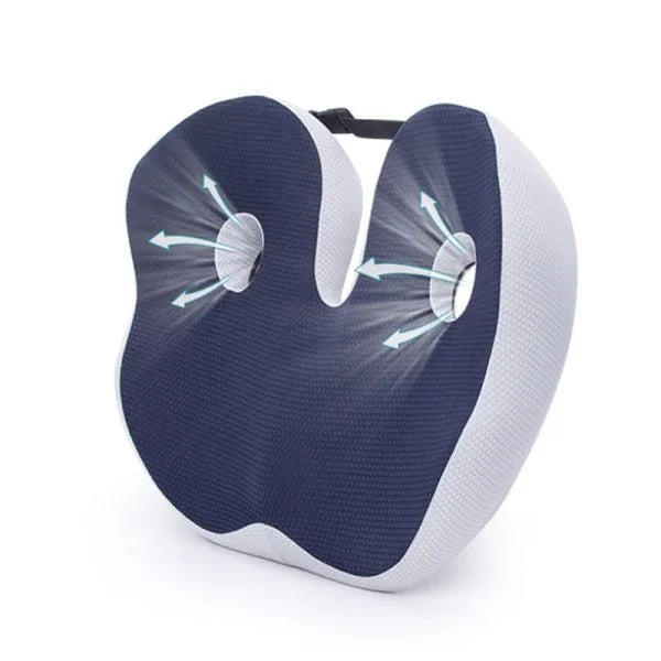 AlignSeat | Verstelbaar Memory Foam Kussen voor Zitbeenverlichting - Ergonomisch Comfort