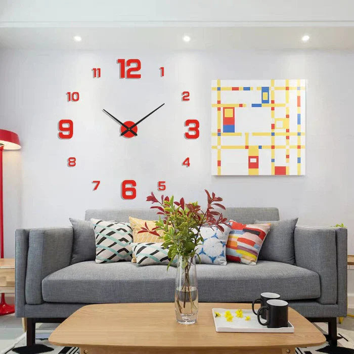 Veloce | Unieke Designer Wandklok - Grote Decoratieve Woondecoratie & Kantoor Wandkunst