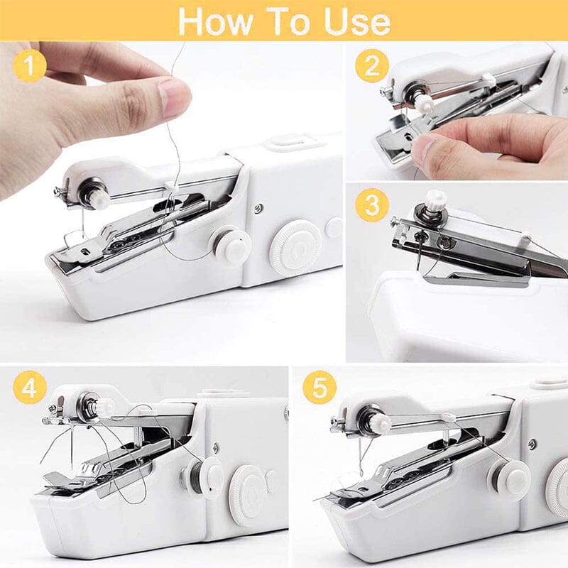 QuickStitch | Draagbare handheld naaimachine - Compact, voor snelle reparaties