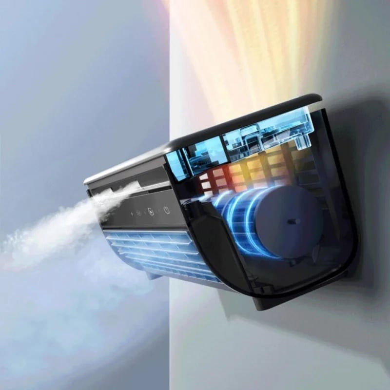 Coolivo | Draagbare draadloze airconditioner - Oplaadbare USB Mini AC ventilator