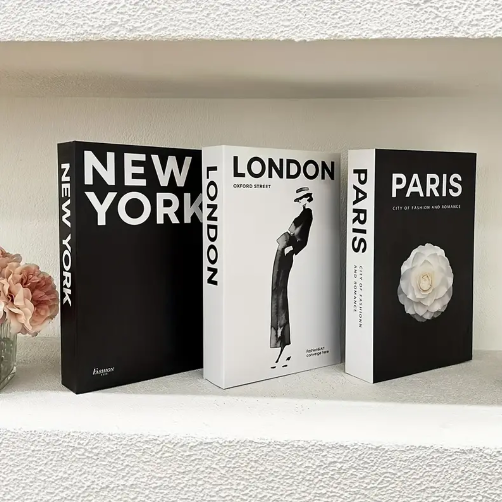StyloBooks | Moderne decoratieve boeken set – Nep-designboeken voor salontafel, boekenplank