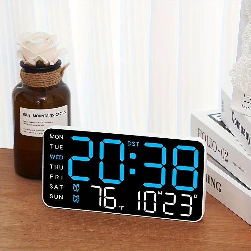 Digitix | Digitale wandklok - Multifunctionele elektronische display voor thuis