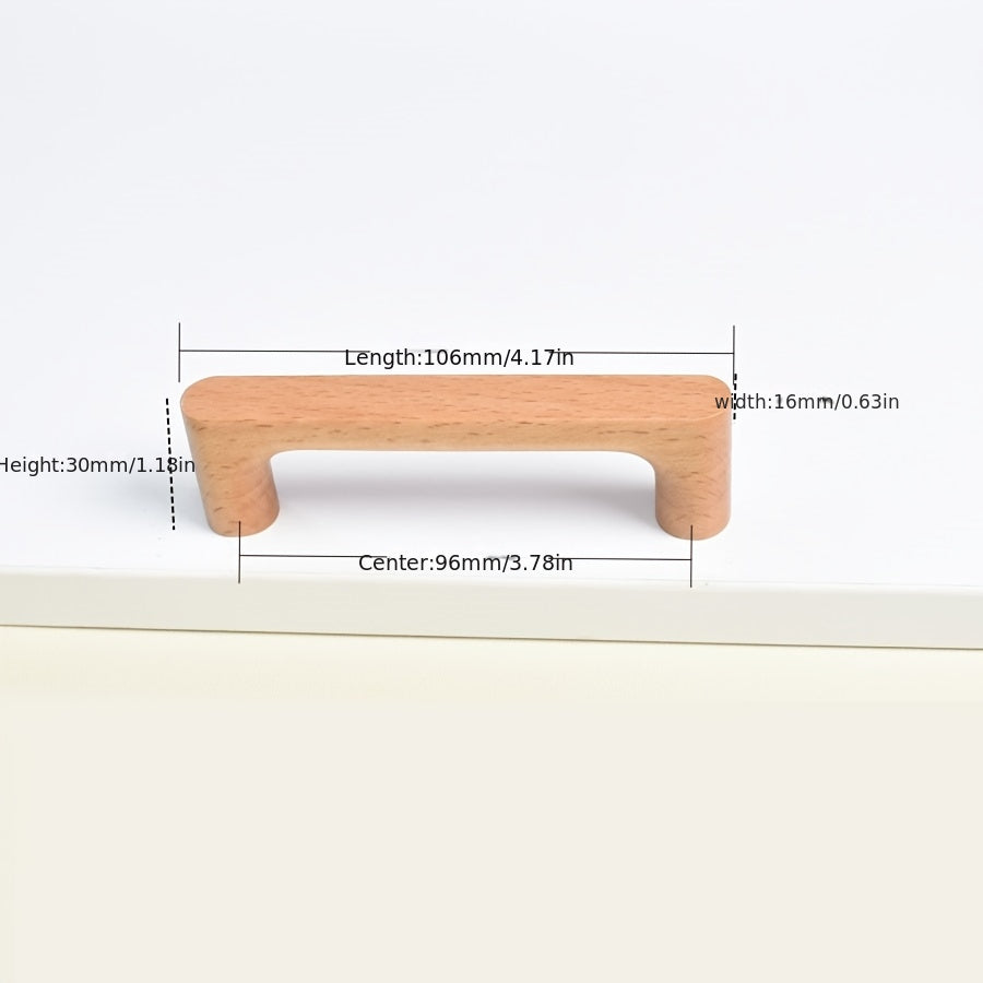 NaturaGrip | Houten kastgrepen – beuken en walnoot, moderne rustieke beslag